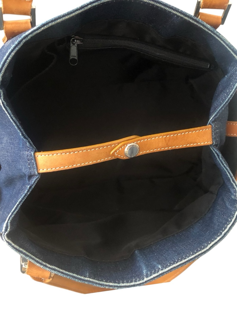 Burberry Blue Label Vintage Denim Shoulder Bag Japan Exclusive - Picture 8 of 13